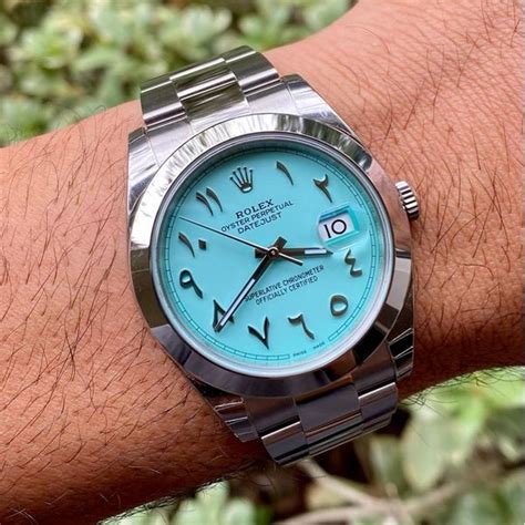 arabic dial blue rolex|rolex arabic dial example.